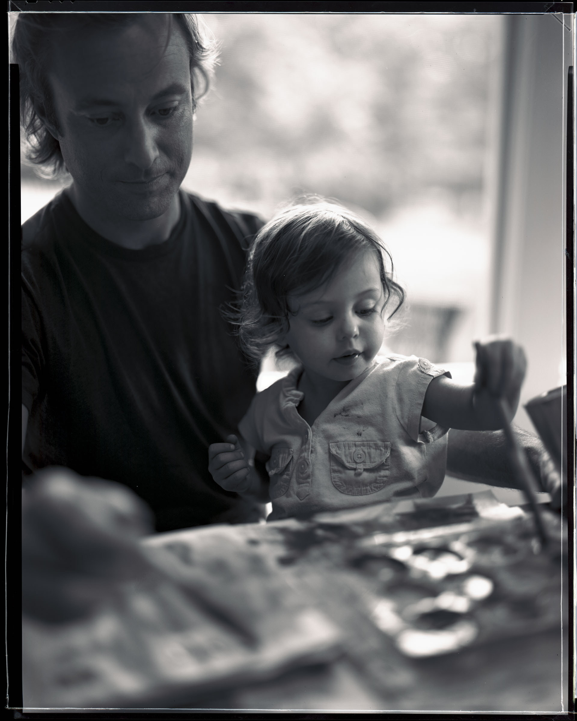Analoges Portrait, Großformat